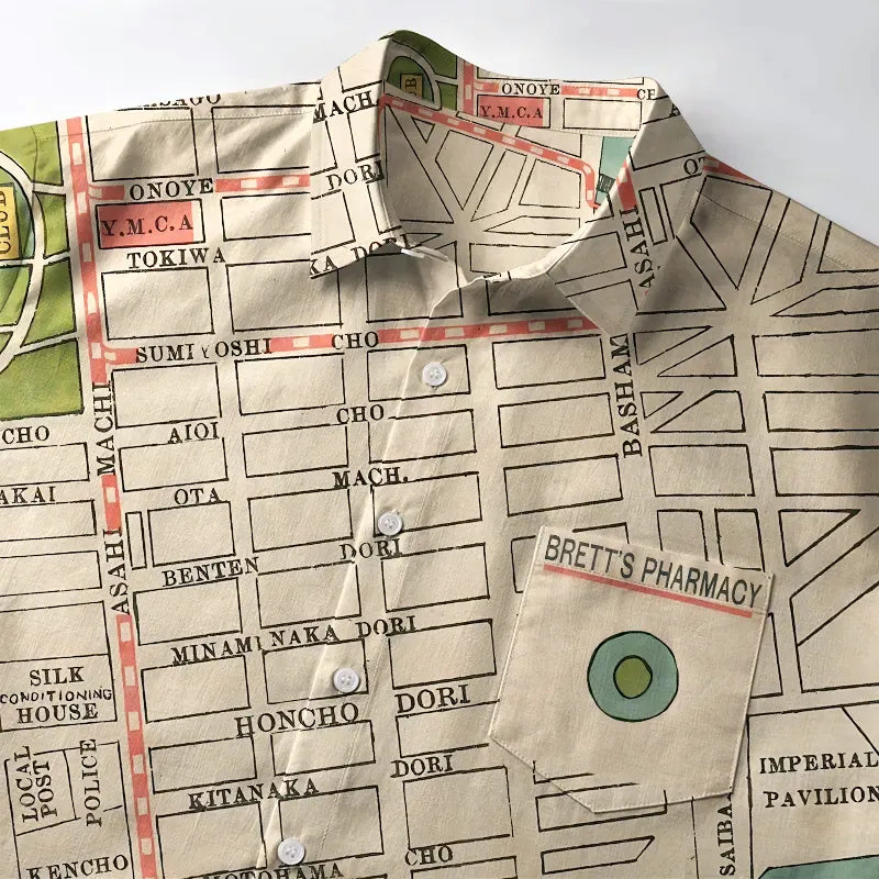 vintage Kyoto lion shirt for streetwear