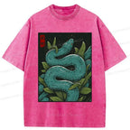 Kyoto-Lion Vintage Python Washed T-Shirt