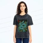 Kyoto-Lion Vintage Python Washed T-Shirt