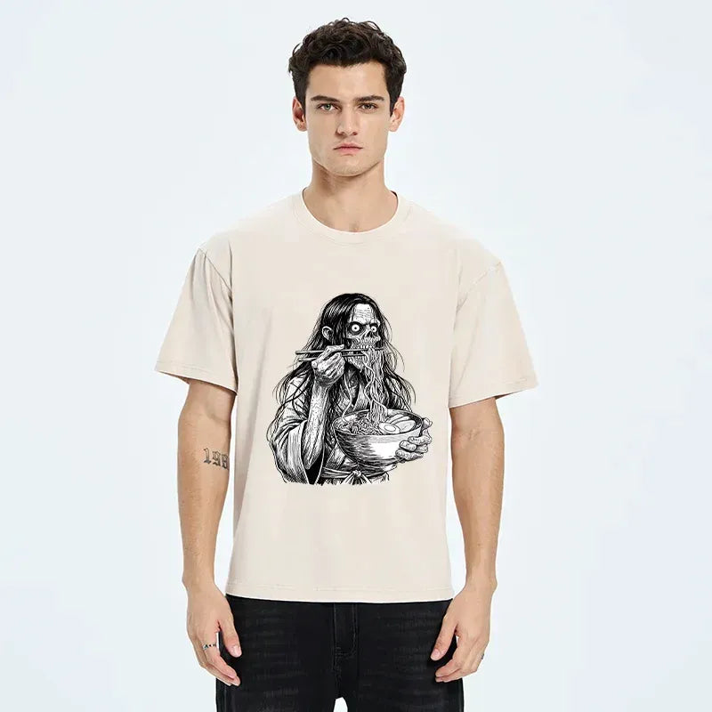 Kyoto-Lion Unisex Cotton T-Shirt Streetwear