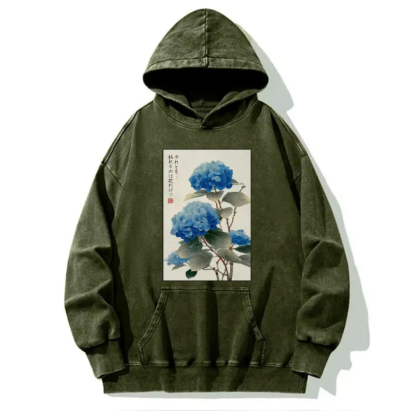 Washed Unisex Ukiyoe Hoodie Best Seller