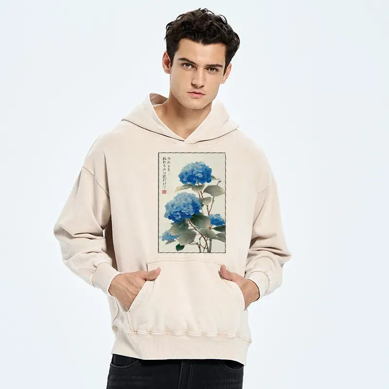 Washed Unisex Ukiyoe Hoodie Best Seller