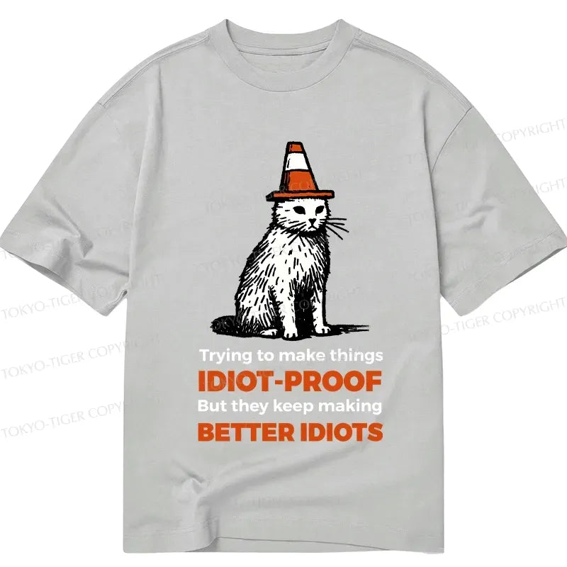kyoto lion cat t-shirt for daily wear