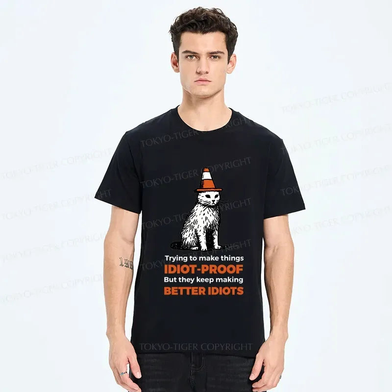 kyoto lion cat t-shirt for daily wear