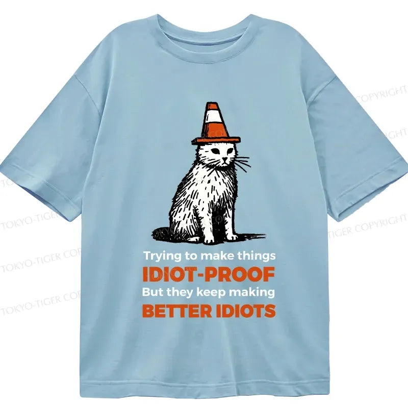 kyoto lion cat t-shirt for daily wear