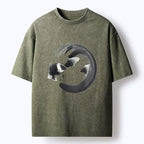 Ukiyo-e Cat T-Shirt for Daily Wear