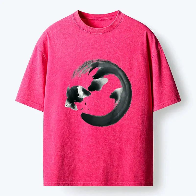 Vintage Japanese Ink Painting Tee