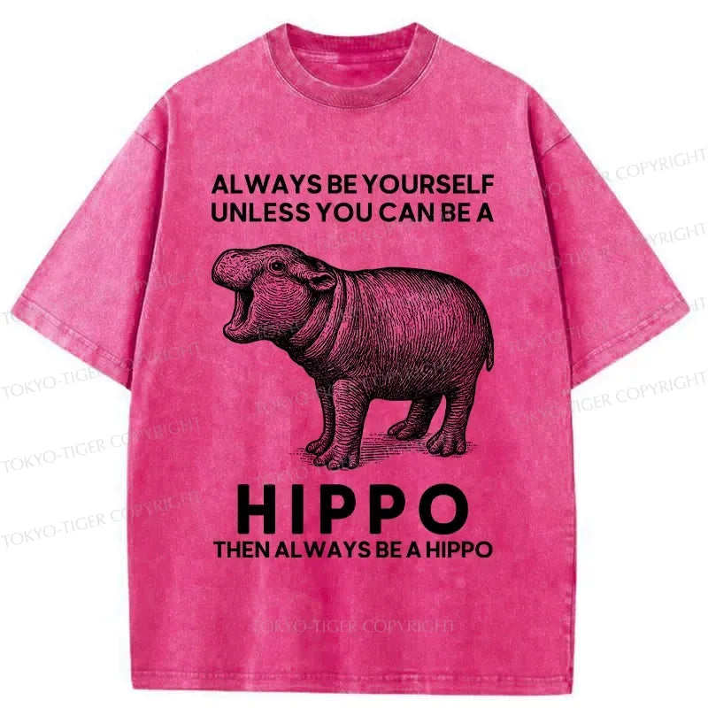 unisex Kyoto-Lion hippo tee streetwear