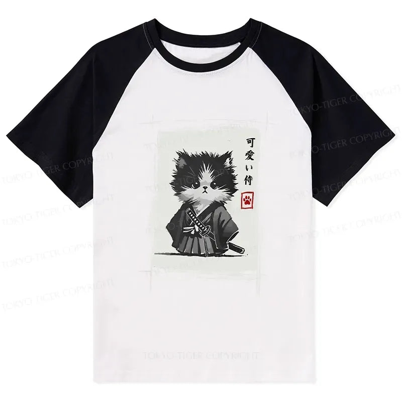 Comfortable Japanese Cat T-Shirt for Summer