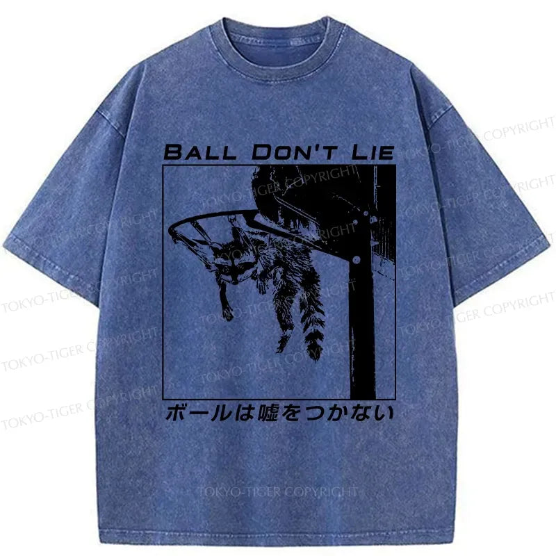 Kyoto-Lion The Ball Doesn't Lie Washed T-Shirt