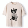 Tokyo?Tiger Silly Cat Alien Washed T-Shirt