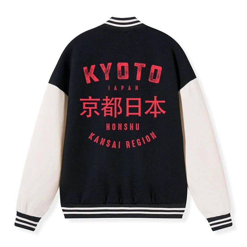 unisex embroidered varsity jacket for streetwear