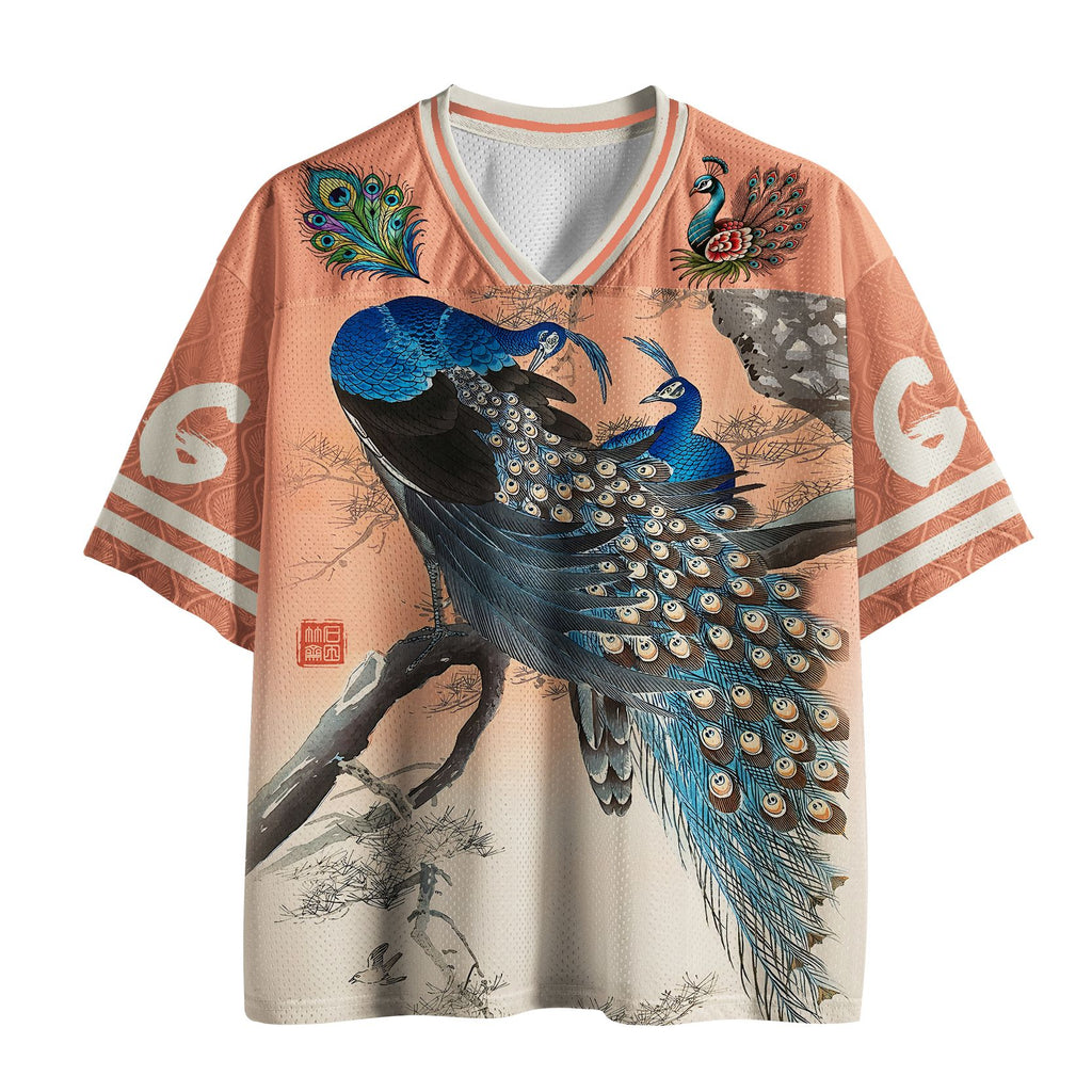 Kyoto-Lion Noble Peacock Mesh Jersey