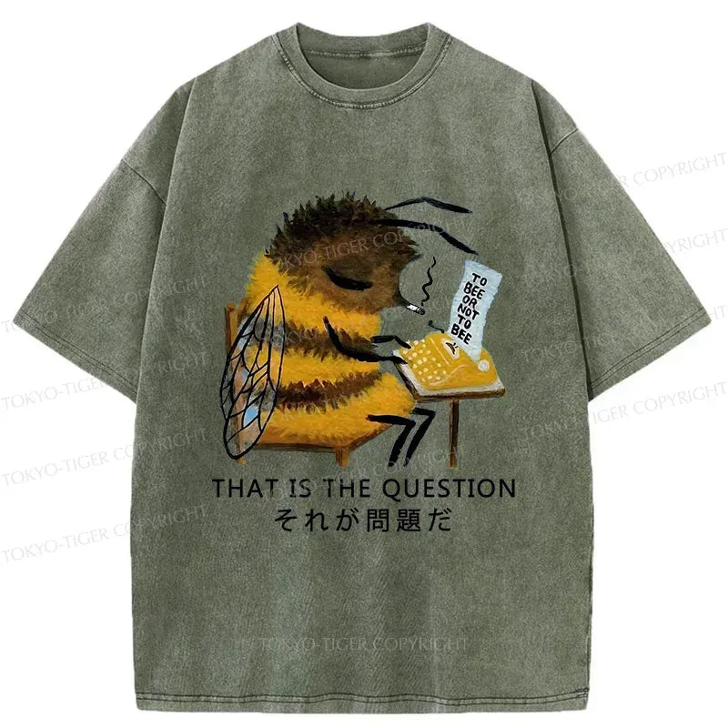 Funny Bee T-Shirt for Japanese Culture