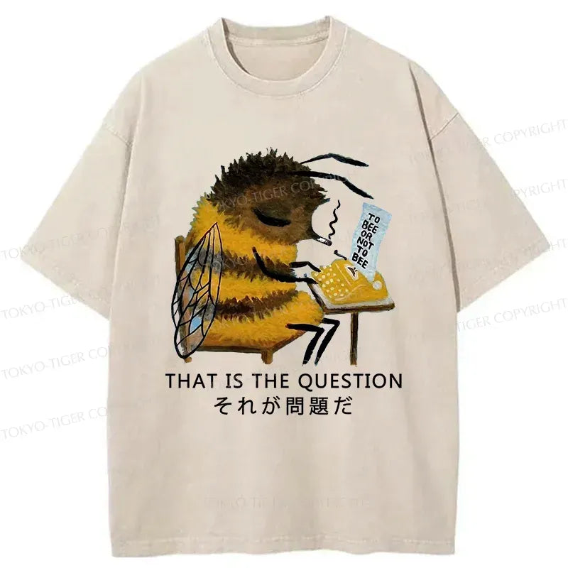 Funny Bee T-Shirt for Japanese Culture