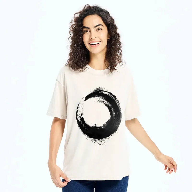 Kyoto Lion Zen Boat Man T-Shirt