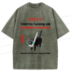 washed vintage t-shirt for daily wear