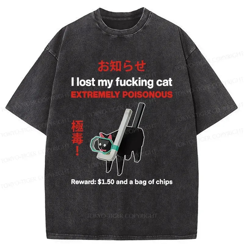 kyoto lion toxic cat shirt