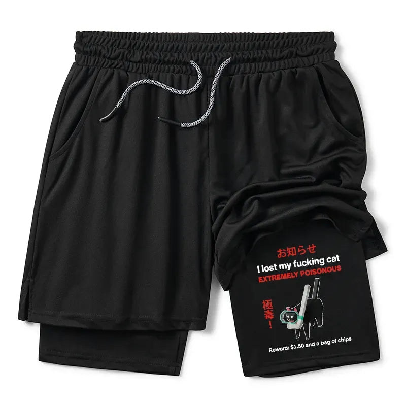 toxic cat shorts for summer vacation