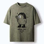 Kyoto-Lion Weird But Kind Capybara Washed T-Shirt
