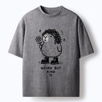 Kyoto-Lion Weird But Kind Capybara Washed T-Shirt