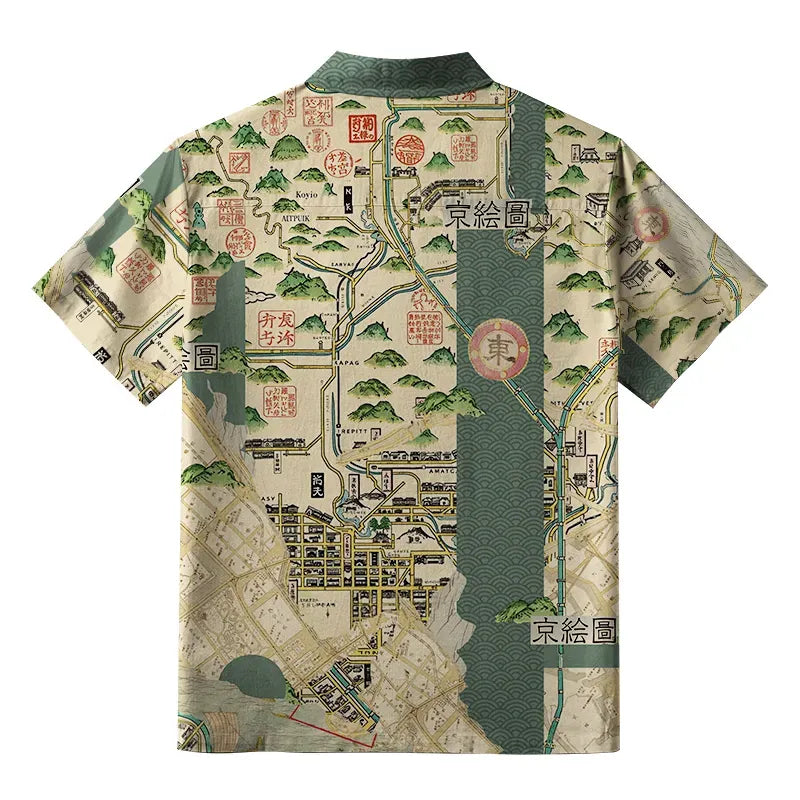 Japanese Aloha Shirt for Streetwear