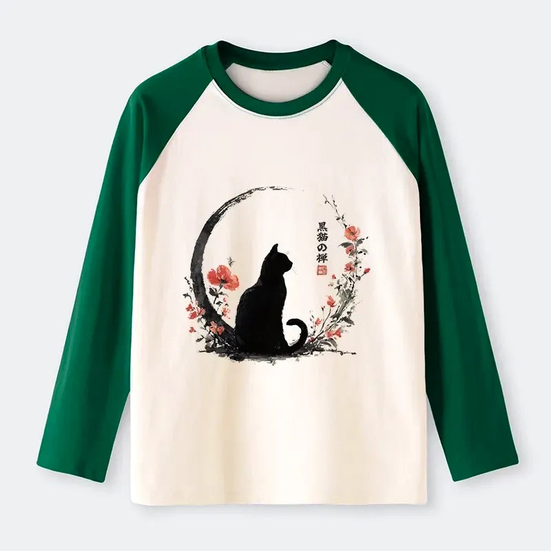 Kyoto lion flowers long sleeve shirt for daily wear