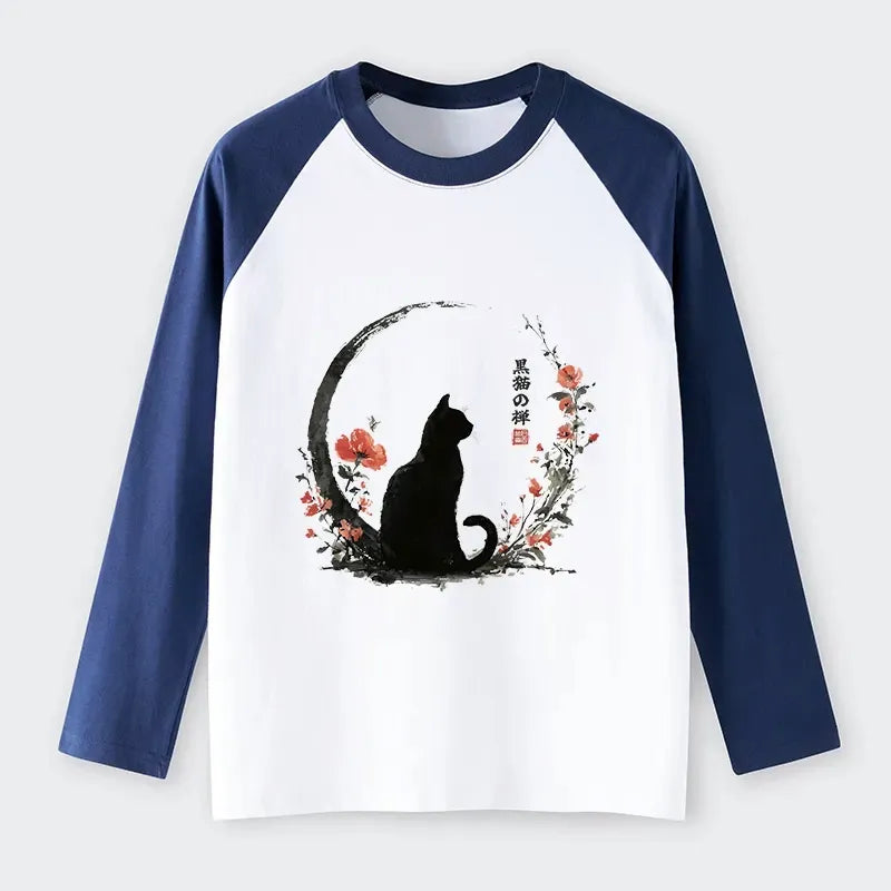 Kyoto lion flowers long sleeve shirt for daily wear