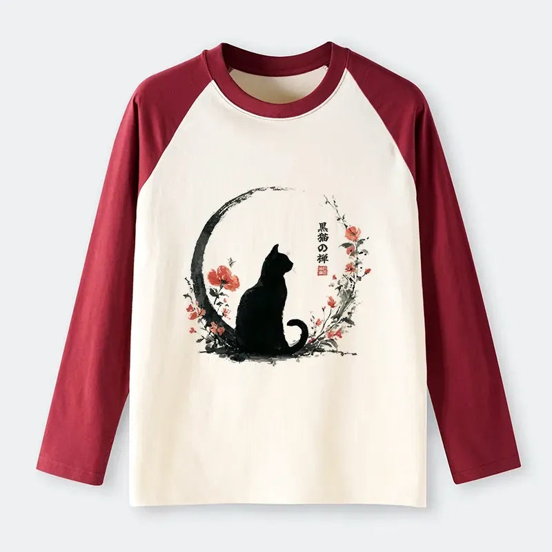 Kyoto lion flowers long sleeve shirt for daily wear