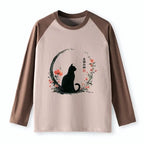 Kyoto lion flowers long sleeve shirt for daily wear