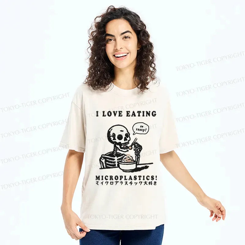 Japanese Vintage Skeleton T-Shirt Free Shipping