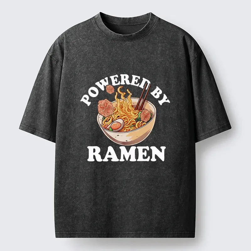 Kyoto-Lion Powered By Ramen Washed T-Shirt
