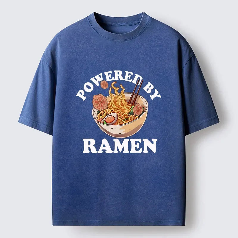 Kyoto Lion ramen washed t shirt for men