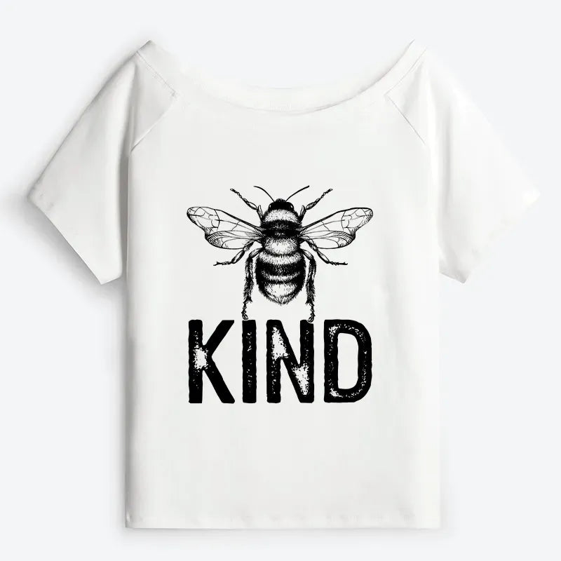 Off Shoulder T-Shirt for Daily Wear