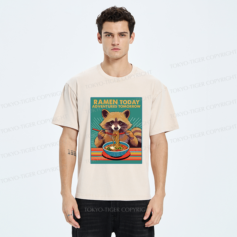 Trendy Kyoto Lion Raccoon Tee