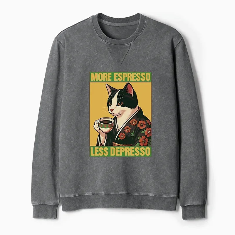 funny cat sweatshirt gift for cat lovers
