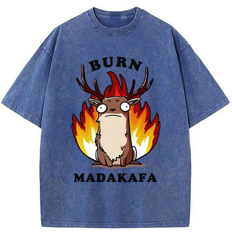 Japanese Kyoto Lion Washed T-Shirt
