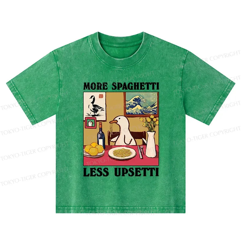 Japanese kids washed t-shirt for daily wear