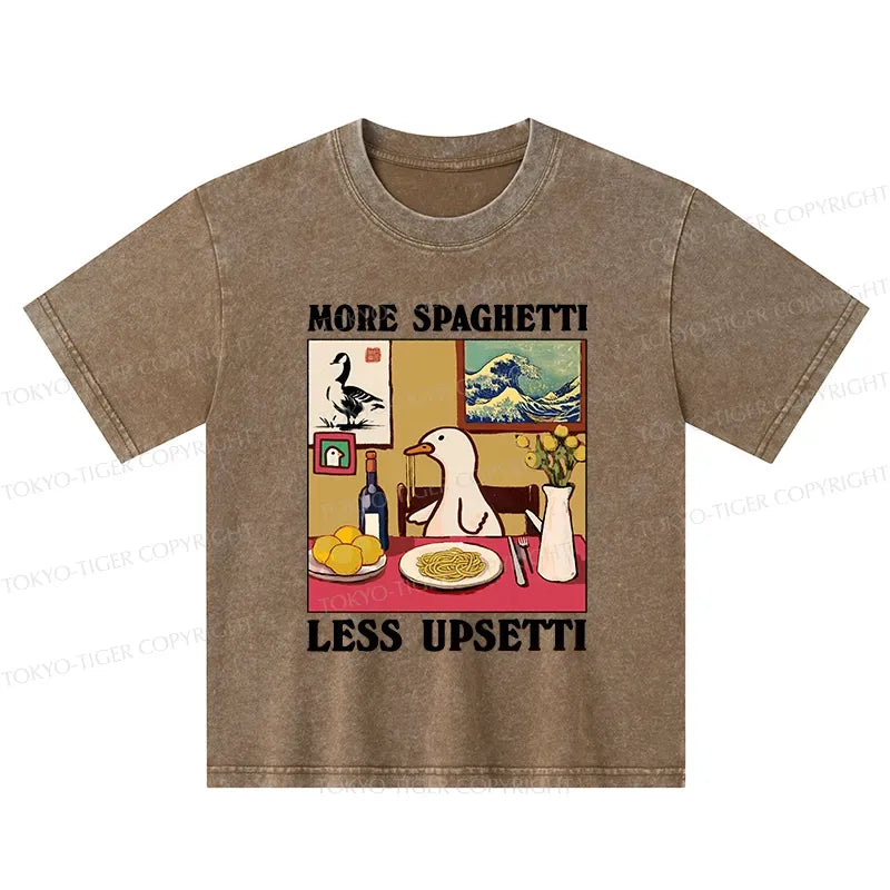 Japanese kids washed t-shirt for daily wear