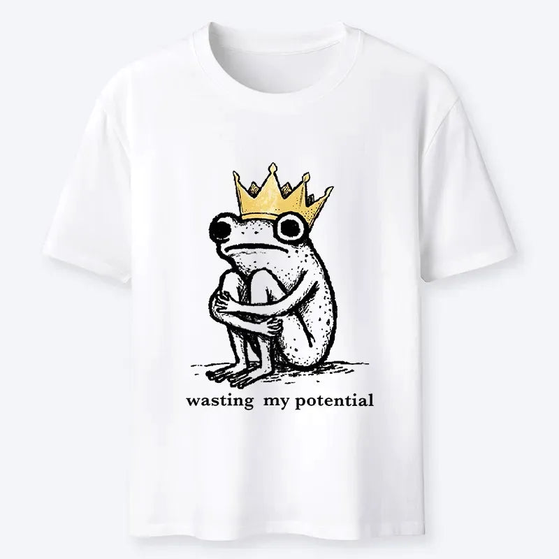 sarcastic frog classic tee for daily wear
