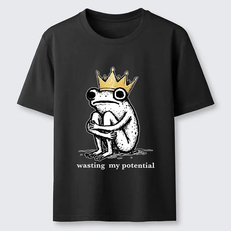 sarcastic frog classic tee for daily wear