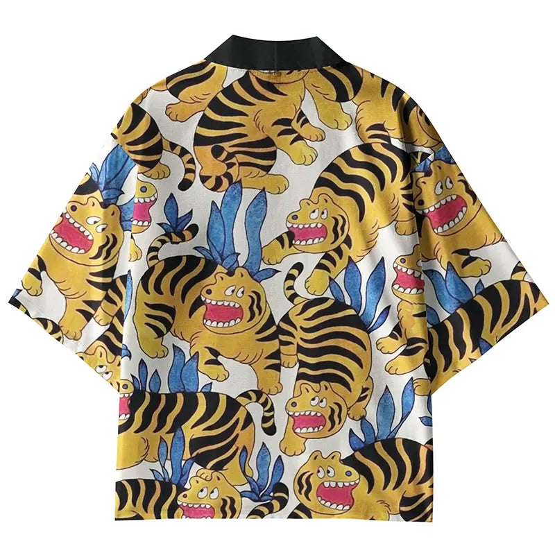 soft tiger kimono cardigan best seller