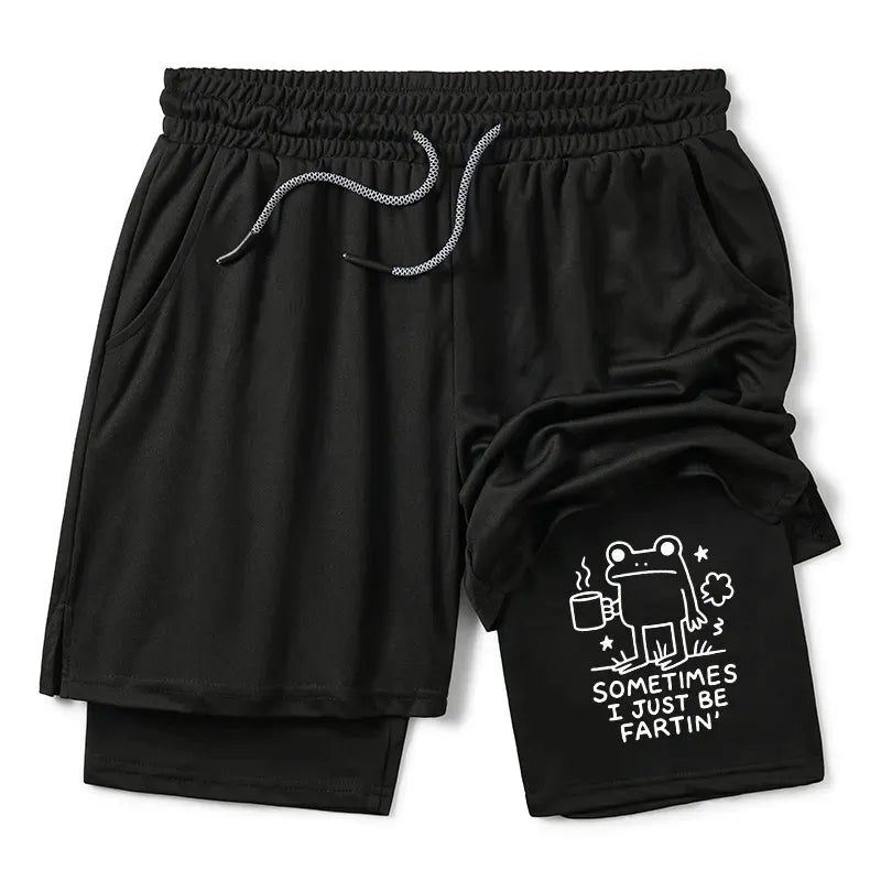 Kyoto-Lion Sometimes A Frog Just Needs To Fart Training Shorts