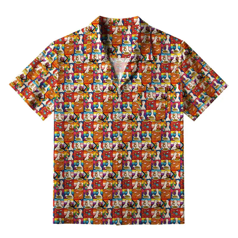 Trendy Japanese Aloha Shirt for Summer