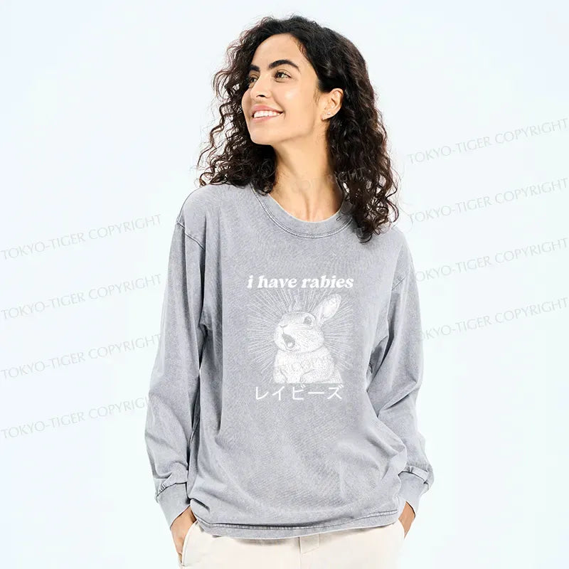 japanese streetwear long sleeve t-shirt