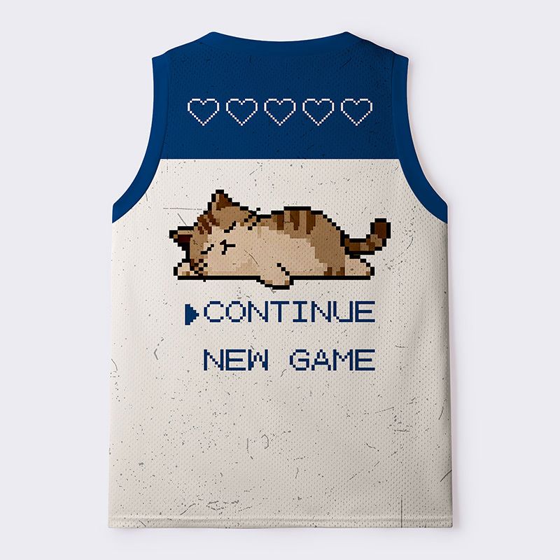 Breathable Cat Gaming Tank Top for Summer