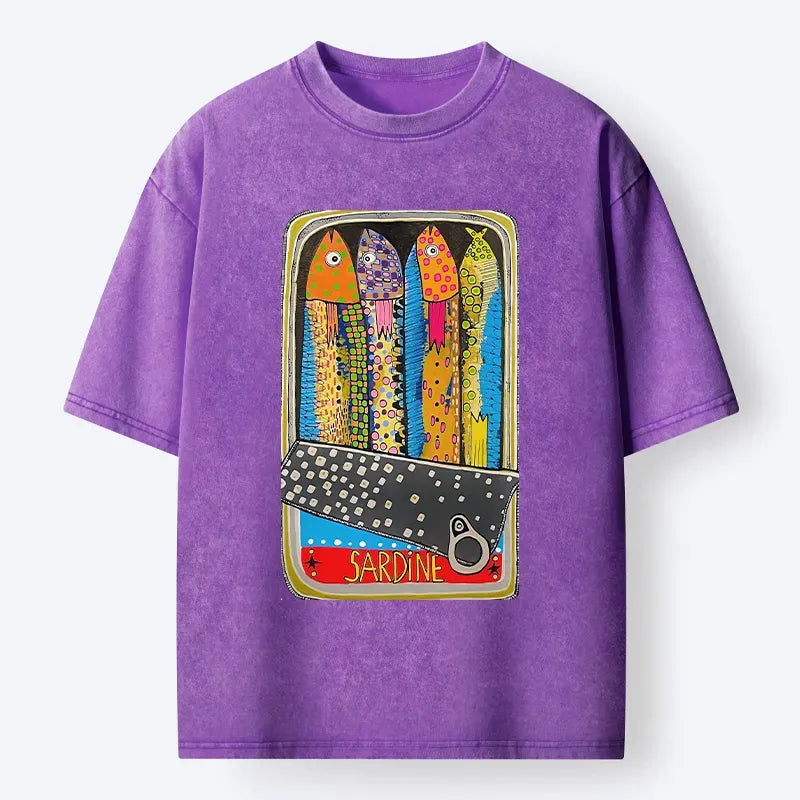 Colorful Sardines Japanese T-Shirt