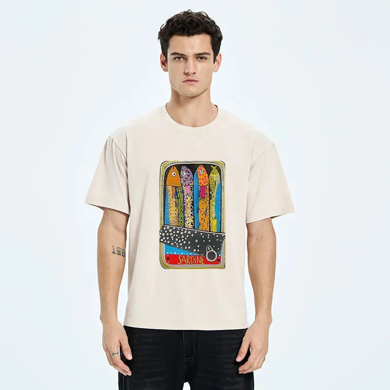 Colorful Sardines Japanese T-Shirt