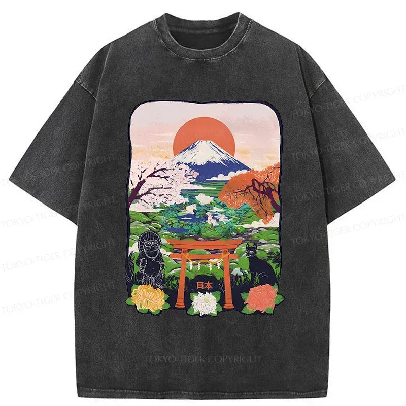 Trendy Japanese Streetwear Unisex Cotton T-Shirt