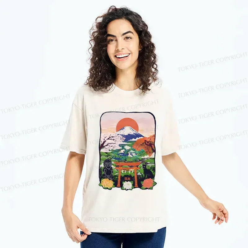 Trendy Japanese Streetwear Unisex Cotton T-Shirt